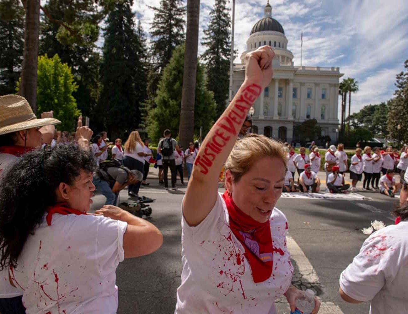 Protest in Sacramento